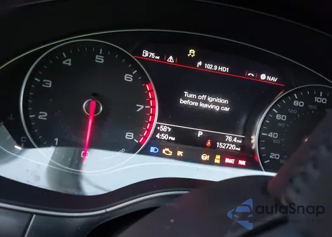 2013 Audi A6 3.0T Premium z USA, uszkodzony, nr VIN WAUGGAFC2DN053547